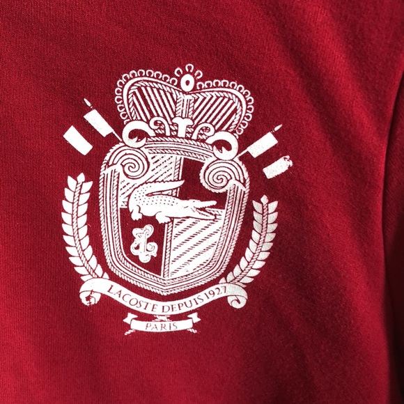 Vintage thick Lacoste cotton sweater crewneck - Picture 2 of 4